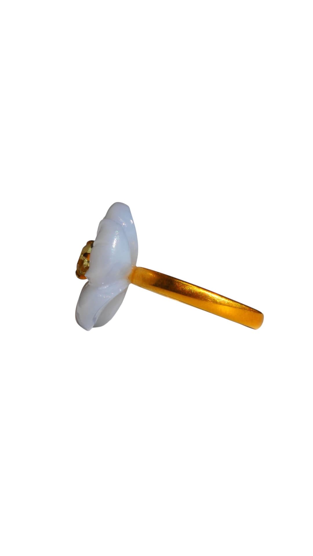 Margaret Gem Flower ring（横）