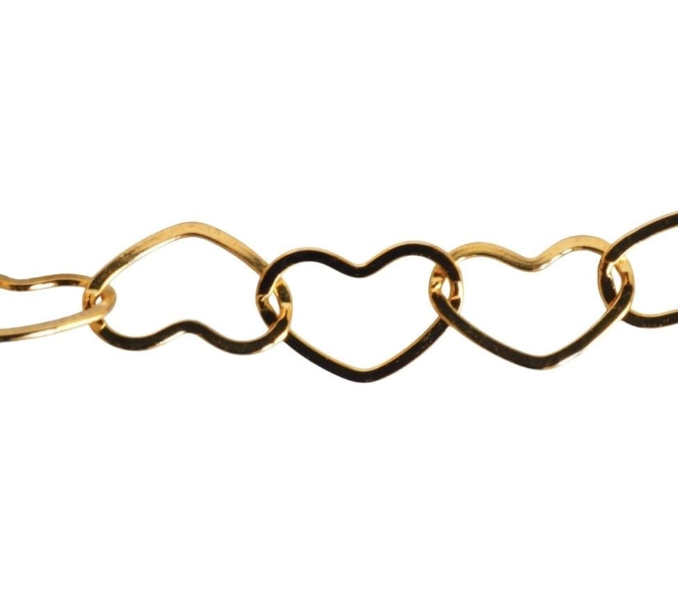      “Our love is like a flowing river.” Chain necklace