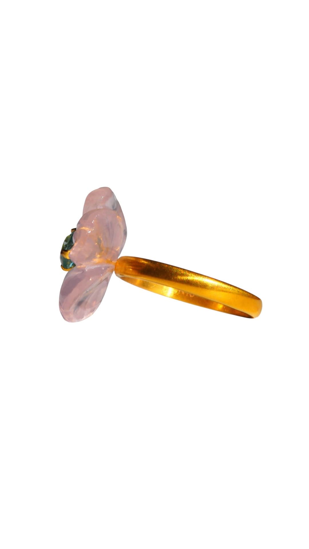 Sakura Gem Flower ring（横）