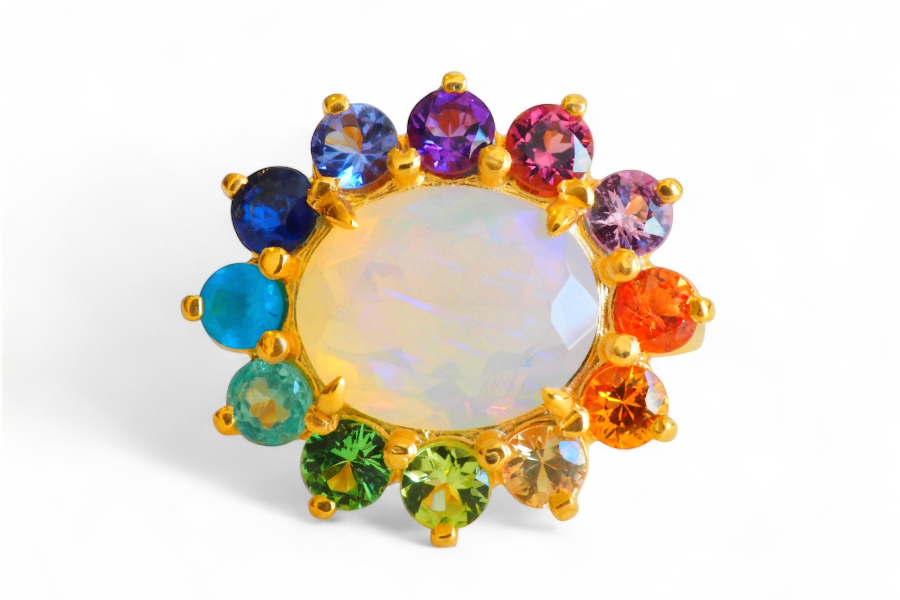 Rainbow Candy Ring